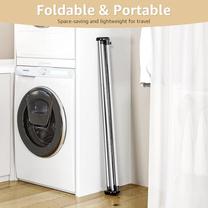TOOLF 55" Stainless Steel Collapsible Clothes Drying Rack - size: 55 inch