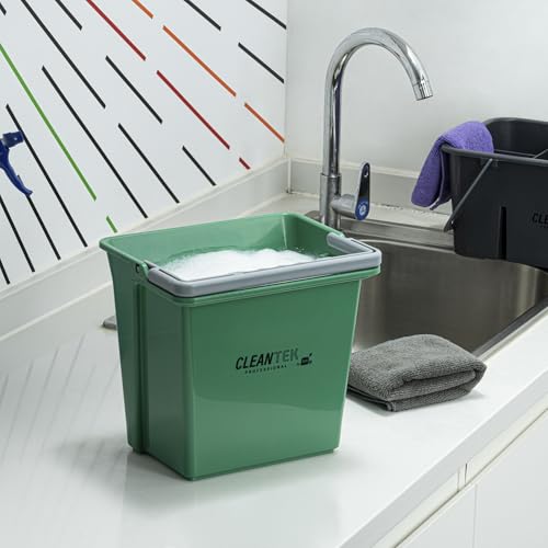 Restaurantware 6 qt Green Cleaning Bucket - color: Green, size: 6 Quarts
