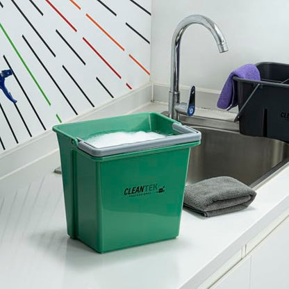 Restaurantware 6 qt Green Cleaning Bucket - color: Green, size: 6 Quarts