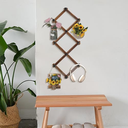 WGFKVAS 2 Pack Accordion Hat Rack for Wall - style: 2 Pack (10 hooks)