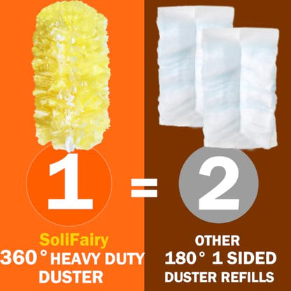 Heavy Duty Duster Refills for Swiffer Duster, 60 Count, Large