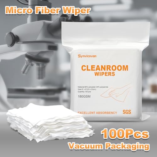 Microfiber Cloths 9"x9"(100 Pcs,180GSM) - size: 9" x 9" (Pack of 100)
