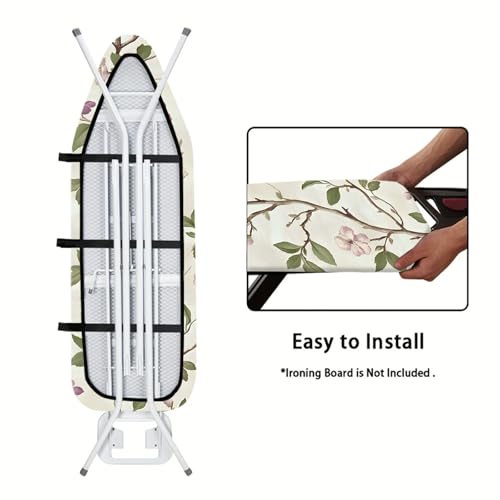 Nuxovilar Flowering Branches Ironing Board Cover 15x54 Polyester - color: Yfw03556, size: 15×54 inch