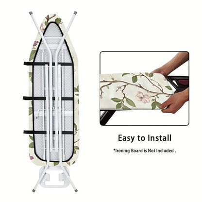 Nuxovilar Flowering Branches Ironing Board Cover 15x54 Polyester - color: Yfw03556, size: 15×54 inch