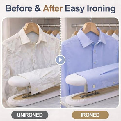 Mifoci Dual Sided Sleeve Ironing Board for Sleeve Pressing,White