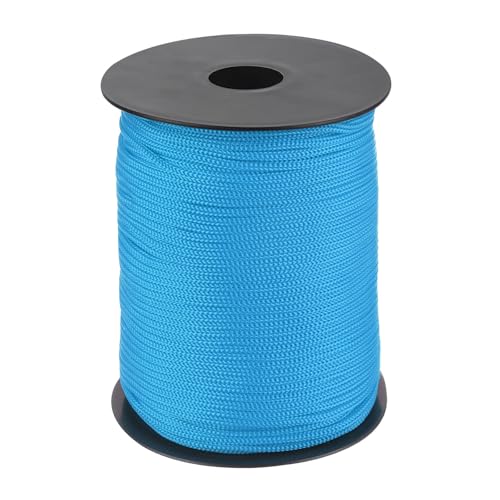 MECCANIXITY 1/8 Inch Braided Polypropylene Rope 328ft Lake Blue - color: Lake Blue, size: 1/8 Inch