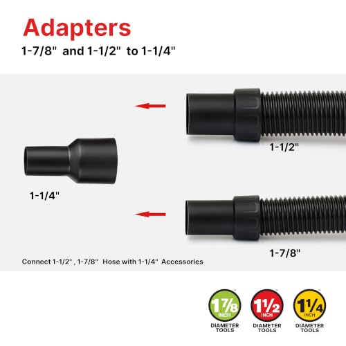Shop-Vac 8-Pack 1-1/4" Micro Cleaning Nozzle Kit with Adapter - size: 8-Piece Kit