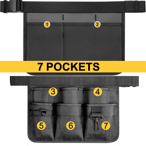 Cleaning Apron Housekeeping 2PK 7 Pockets Cut Resistant Adjustable