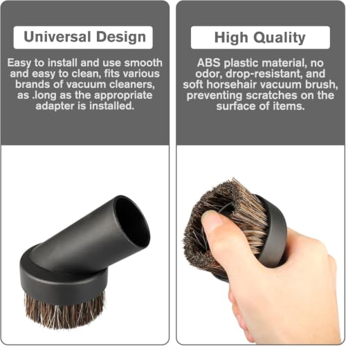 3PCS Horse Hair Brush Vacuum Attachment Set For Shark Vacuum Attachment - style: 3Pack for Shark Vacuum Brush Attachment
