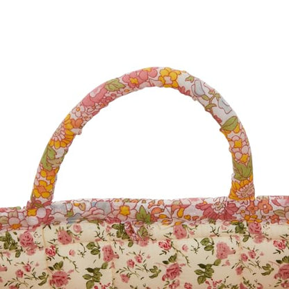 Boho Fabric Storage Basket, Large Capacity Laundry Basket, 12.2'' x 10.23'' x 10.23'' Collapsible Laundry Hamper with Easy Carry Handles (C Multi-Color 3, L) - color: C Multi-Color 3