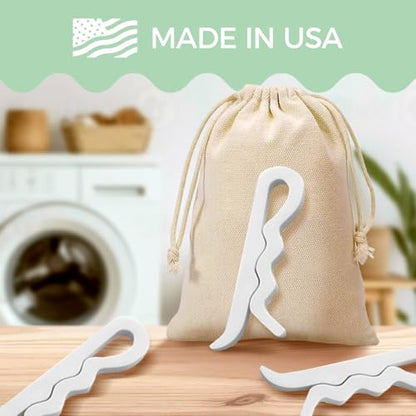 Laundry Buddy® for Bed Sheets and More - Bed Sheet Detangler - No More Tangles, Wads, or Wet Sheets - Your New Laundry Helper! - Made in America - BPA Free - Bleach Safe - Heat Safe - size: 10 Count (Pack of 1)