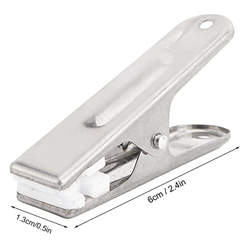20pcs Stainless Steel Clothes Pins Durable Metal Clips Clothespins Laundry Chip Clips Home Underwear Pegs