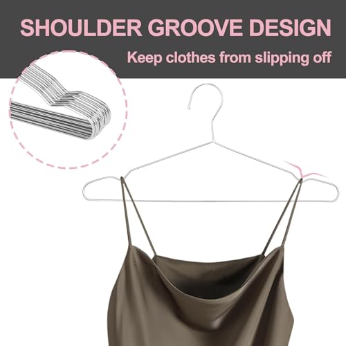 18" Stainless Steel Metal Hangers, 80 Pack Heavy Duty for Clothes - color: Silver-18inch, size: 80 PACK
