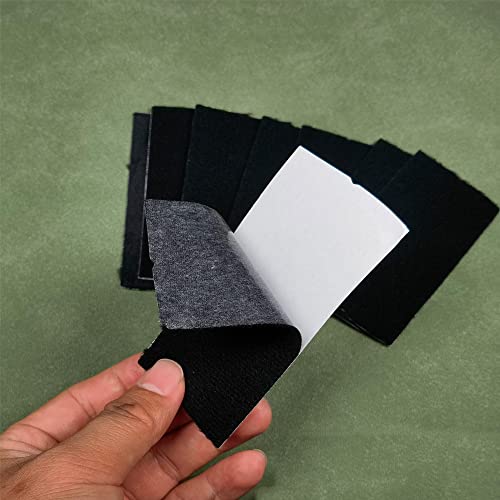 Gebildet 8Pcs Black Squeegee 4 Inch for Car Vinyl Film Wrapping Decal Squeegee Window Tint Work + 10pcs Black Felt - color: Black-e1003