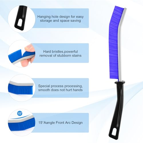 13Pcs Crevice Cleaning Brushes, Hard Bristle Deep Cleaning Tools for Gaps