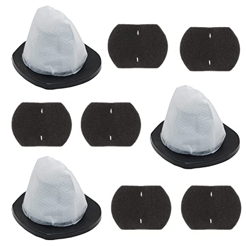3 Pack 2030 Vacuum Filter & 6 Pack 2030 Foam Filter Compatible with Bissell Vacuum Cleaner Models 2030, 20303, 20306, 20307, 20309, 2030H, 2030V, 2030X, 2030Z - size: 3 Vacuum Filters & 6 Foam Filters