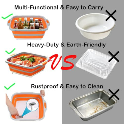 Foldable outdoor chopping board