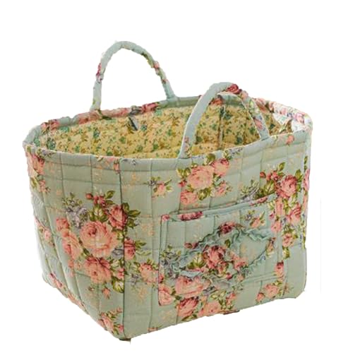 Boho Fabric Storage Basket, Large Capacity Laundry Basket, 12.2'' x 10.23'' x 10.23'' Collapsible Laundry Hamper with Easy Carry Handles (Burgundy, L) - color: Burgundy