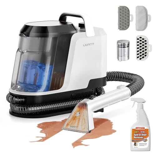 Uwant 18Kpa Carpet Cleaner Machine with Pet Pro Cleaner&Tools Set of 1 - color: White-Cappuccino