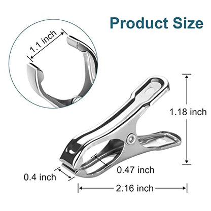 40 PCS Garden Clips for Netting, Heavy Duty Steel Greenhouse Clamps - style: 2inch-40pcs