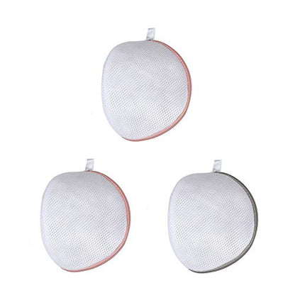 V-shine Large Size Bra Wash Bags, Mesh Bra Laundry Bags with Premium Zipper, Wash Mesh Bag for Bras Lingerie, Laundry,Stocking, Underwear and Delicates (3 Pack)