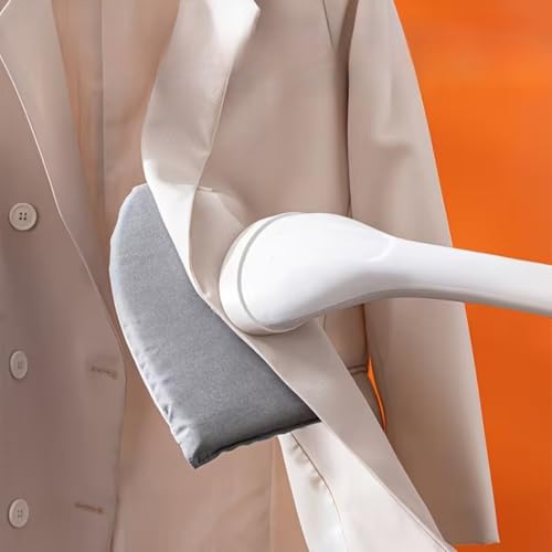 Handheld Ironing Pad for Garment Steamer, Heat Resistant Mini Ironing Board Glove with Finger Mesh, Portable Waterproof Ironing Mat for Clothes Collars, Sleeves & Travel, Grey (1 Pc)