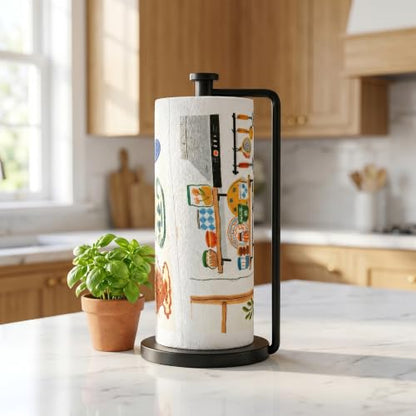 Printed Kitchen Cleaning Cloth Roll, Thick Absorbent Hand-Tear Lazy Cloth - color: Dish