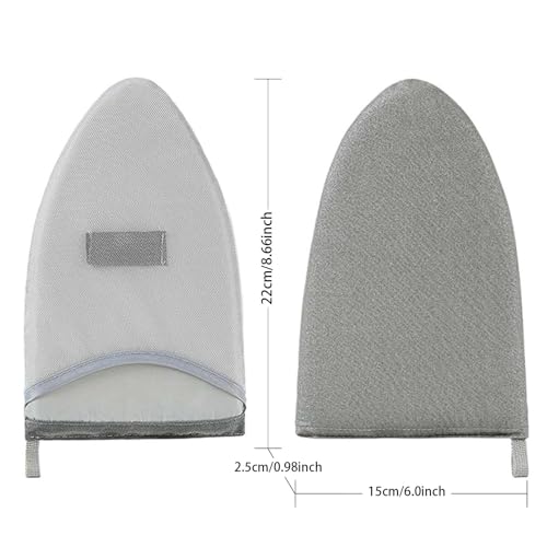 Garment Steamer Ironing Gloves with Finger Loop (1Pc, Grey)