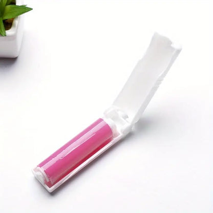 6pcs Reusable lint Roller, Reusable Foldable Portable Clothes Washing Carpet Sheets dust Suction Brush Picker Set Cleaner,Pet Hair Remover Brush (6, Pink) - color: Pink