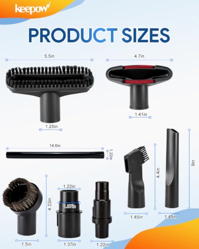 Pet Hair Power Brush compatible with Shark Attachment Vacuums 6 brush head - color: 5 brush head