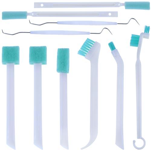 Small Cleaning Brush Set for Household, Car Vent Detailing Cleaning Stick, Humidifier Groove Bottle Gap Cleaning Tool, Crack Crevice Cleaner for Door Window Track Faucet Croner Hard Tight Spaces