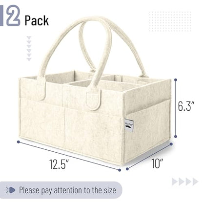 Mr. Pen- Baby Diaper Caddy Organizer, 2 Pack, Beige - color: Beige, size: 2 Pack, Regular