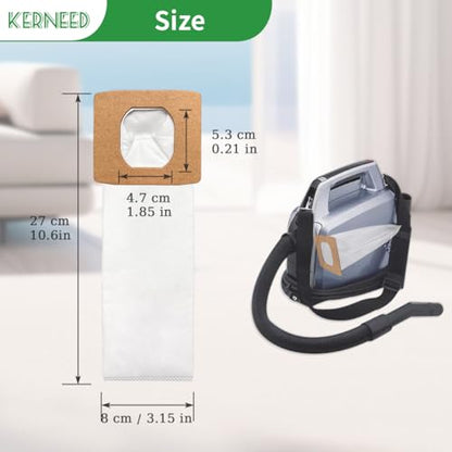 8 Pack Type I HEPA Vacuum Bags Compatible for Hoover Platinum Type I Canister Vacuum Cleaner, Replace Part AH10005