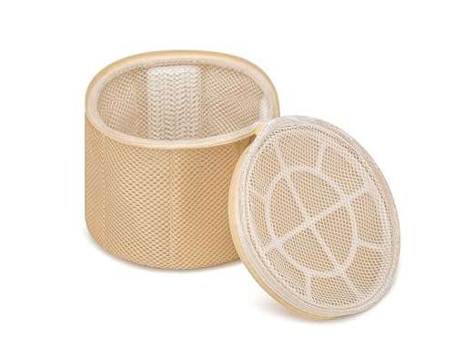 Bra Washing Bag for Delicates, Shape-Retaining, 2 Pack Lingerie Laundry Bag