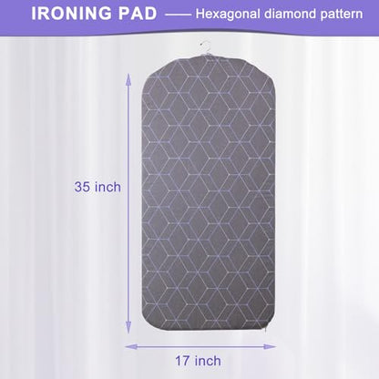 Steamer Board for Clothes,Stand for Steaming Clothes,Steamer Pad,Hanging Ironing Board (Steamer Board + Ironing Gloves) - color: Steamer Board + Ironing Gloves
