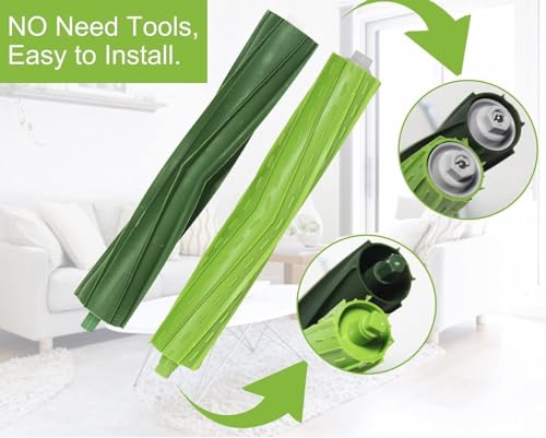 Replacement Parts for iRobot Roomba i3 i7 i6 i8 I, E & J Series Vac - size: 1+4+4