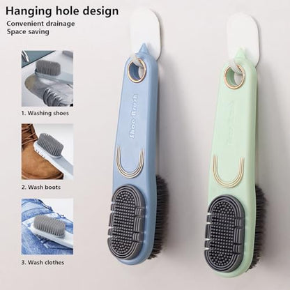 Laundry Stain Brush Clothes Cleaning Brush Double-Sided Soft Bristle Brush