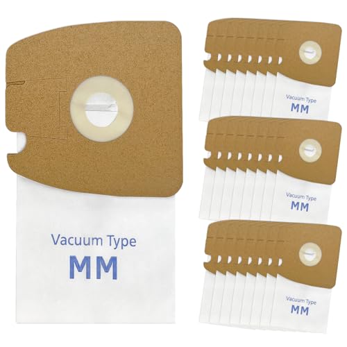 24 Pack MM Vacuum Bags for Sanitaire S3680 & SC3680 Canister Vacuums & Eureka Mighty Mite 3670 3680 4100 4300 5180 Series Canisters, Model 60297A, 60295A, 60295B, 60295C, 60296C, 63253A - color: 24 Pack