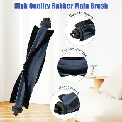 C20 Omni Replacement Parts Kits for Eufy C20 Omni Robot Vacuum Cleaner 1 Roller Brush | 4 Side Brushes | 4 Filters | 4 Mops | 4 Dust Bags-17Pack - style: C20 Kits