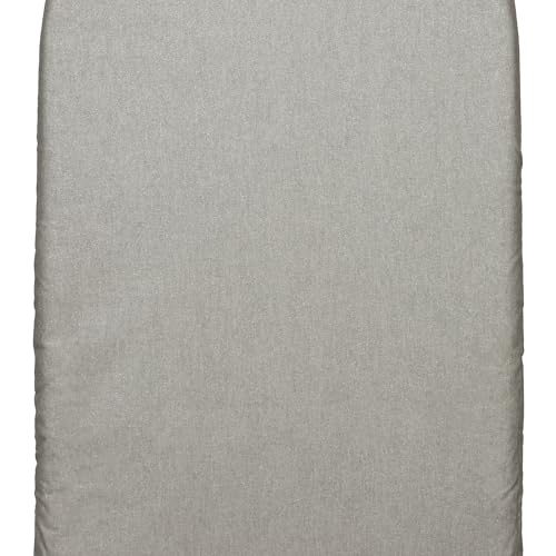 Ironing Board Cover and Pad (Silver Silicone), 100% Cotton with Premium Polyester Padding by Seymour Home Products; Fits Full Size Board | Stain and Scorch Resistant; Elastic Edge - color: Premium, Silver Silicone, style: Premium