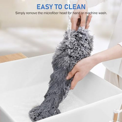 SetSail Dusters and Gap Duster with Extension Pole for Cleaning,Gray - color: Gray, size: Gap Duster Set