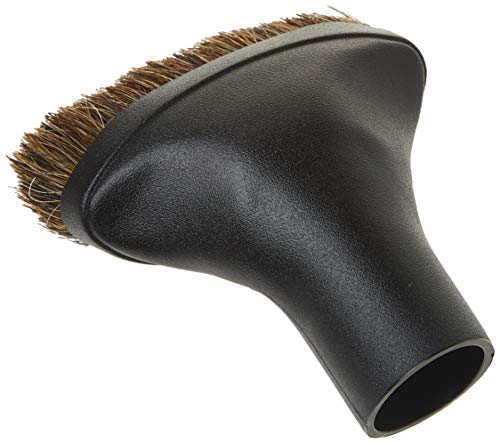 Cen-Tec Systems 34839 Premium Dusting Brush Vacuum Tool with Soft Fill, Black - size: 1.25" Dust Brush