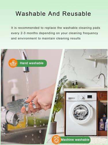 Vacuum Mop Pads for iRobot Roomba Combo j5+/j8+/i3+/i5+/i8+ Series - color: 6 Pack for J5&I5
