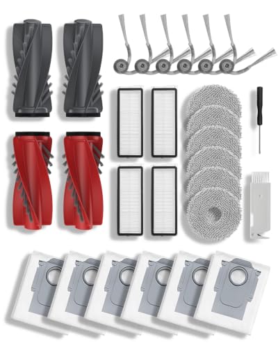 26 Pcs Replacement Parts Kit,Compatible with Roborock Qrevo S5V,Qrevo Curv,Qrevo Edge,Qrevo Curv S5X,Qrevo Edge S5A Vacuum Cleaner - size: Qrevo S5V Kit 26pcs