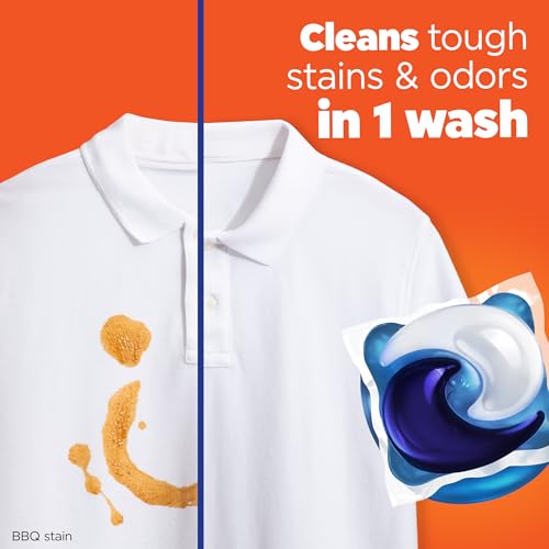 Tide PODS laundry detergent pacs, 3-in-1 Stain Remover, Odor Fighter, Color Protector, 102 Count, HE compatible, Original Scent - size: 102 Count (Pack of 1)
