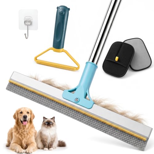 Carpet Rake for Pet Hair Removal, 3PCS Reusable