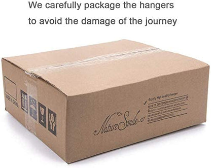 Nature Smile Non Slip PVC Coating Sweater Hangers,Dress Suit Coat Hangers,Shoulder Bump Free Golf T Shirts Clothes Hangers (White Color 20 Pack) - color: White, size: 20 Pack