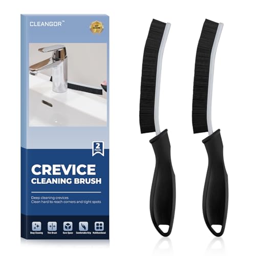 CLEANGOR Crevice Cleaning Brushes, Cleaner Scrub Brush Tool for Tight Space