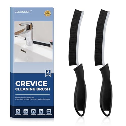 CLEANGOR Crevice Cleaning Brushes, Cleaner Scrub Brush Tool for Tight Space