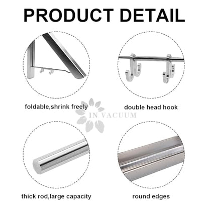 Drying Racks for Laundry Foldable, Wall Mounted Clothes Drying Rack - color: 1 Rack Sliver